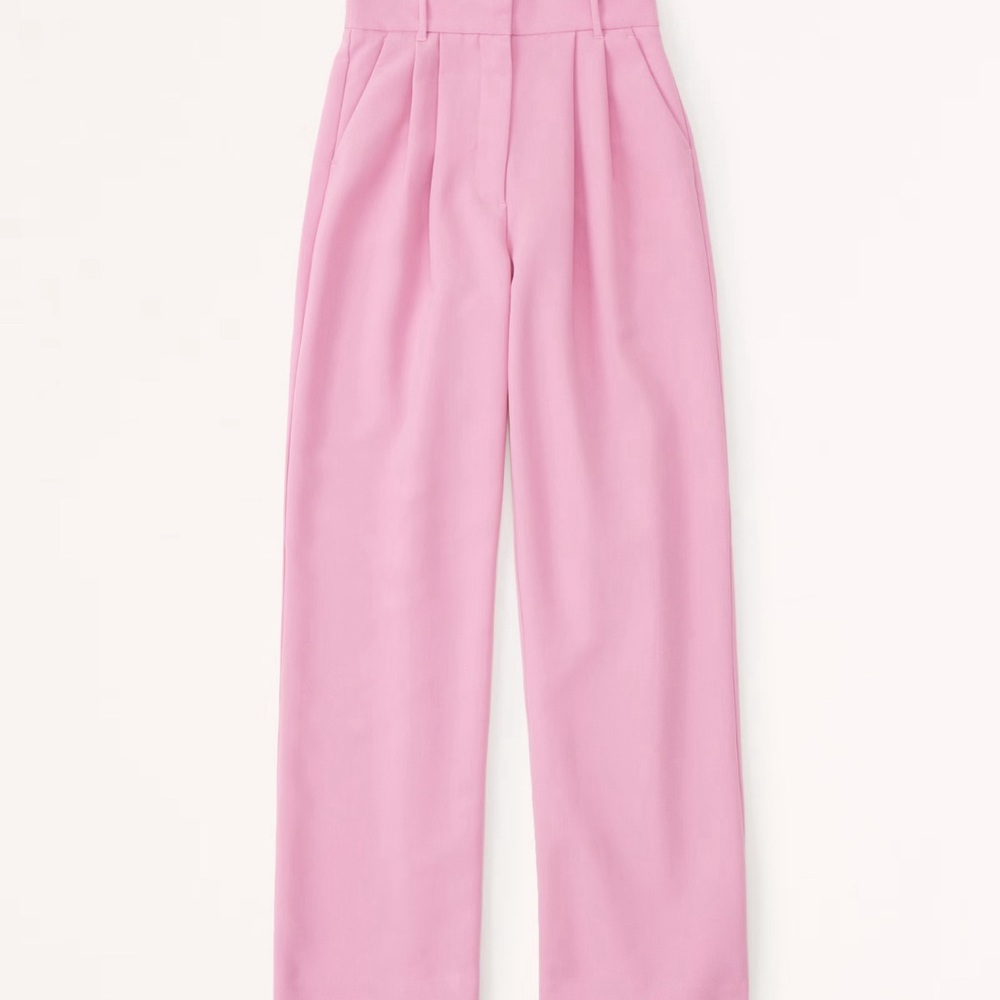 Abercrombie & Fitch A&F Sloane Tailored Pant, Pink, Size 30